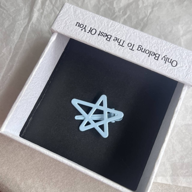 Kẹp Tóc Hình Ngôi Sao Nhiều Màu Sắc Dễ Thương Phong Cách Harajuku Y2K