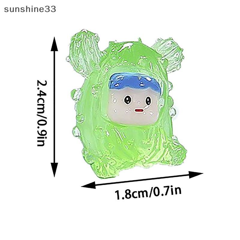 Bộ 2 Đồ trang trí Cây Xương Rồng Mini Màu Dạ Quang Dễ Thương Dùng Trang Trí Tiểu Cảnh