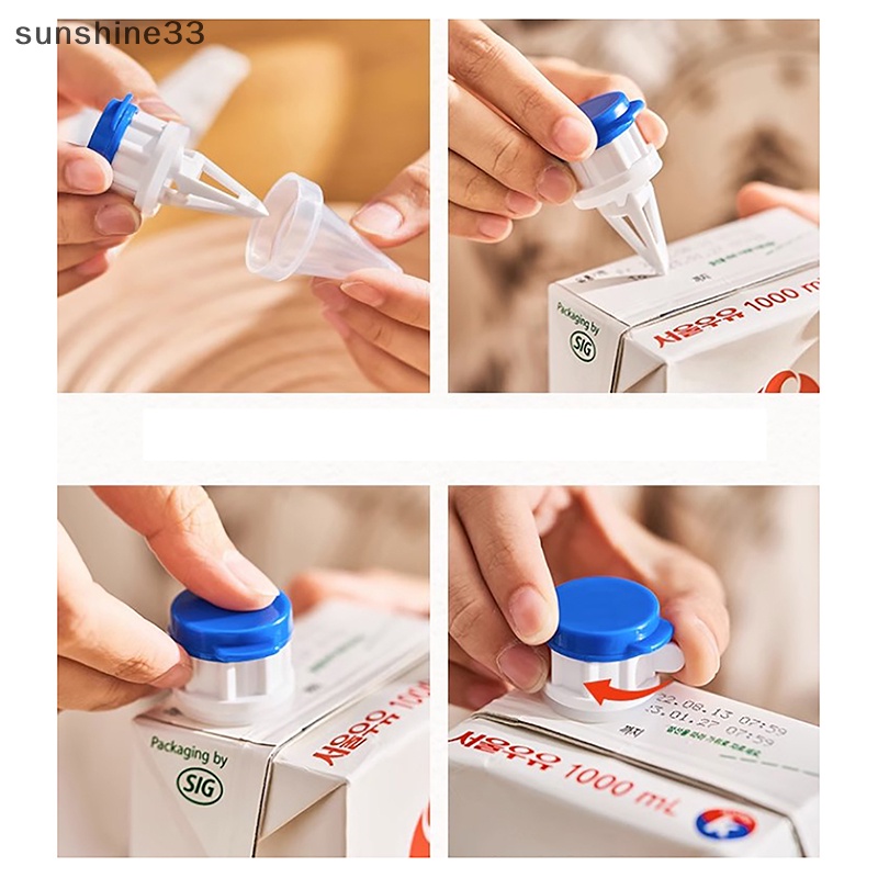 Nắp Đậy Bảo Quản Sữa / Thức Uống Bằng Nhựa Tiện Dụng