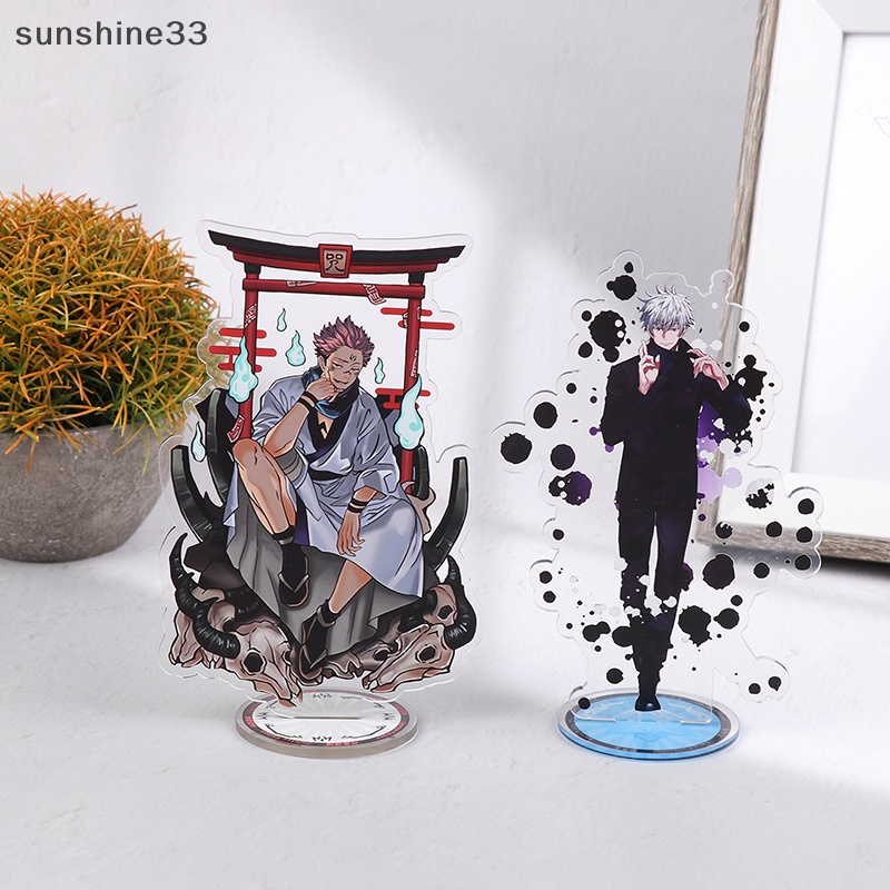 Mô Hình Nhân Vật Jujutsu Kaisen Gojo Satoru Itadori Yuji Fushiguro Megumi Để Bàn Trang Trí