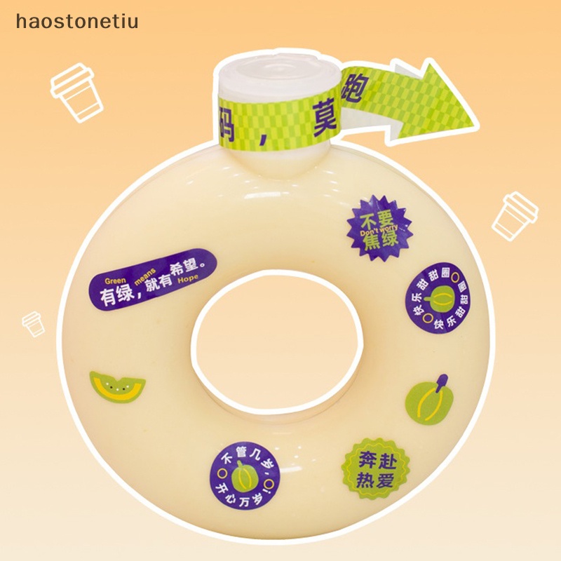 Bình Nước 500Ml Hình Bánh Donut Hoạt Hình Dễ Thương