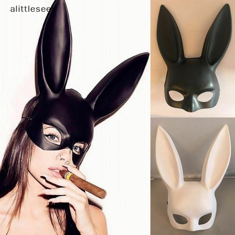 Mặt Nạ Tai Thỏ Dài Hóa Trang Halloween