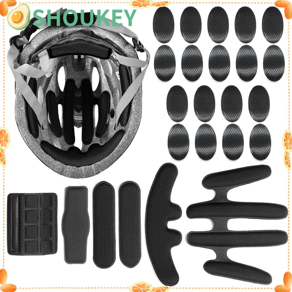 SHOUKEY Set 24 Miếng Đệm Bảo Vệ Mũ Bảo Hiểm Xe Đạp