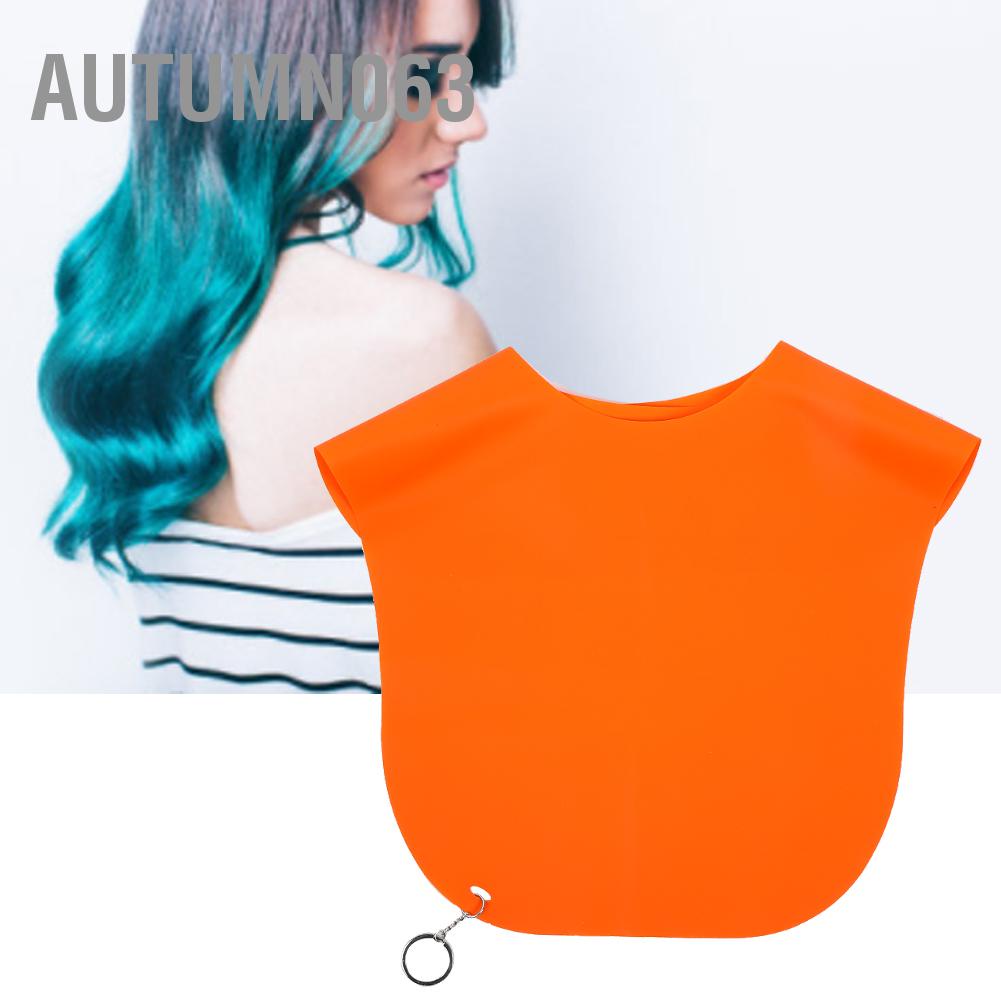 Autumn063 Silicone Barber Shop Haircut Neck Shawl Wrap Hair Coloring Shield (Cam)