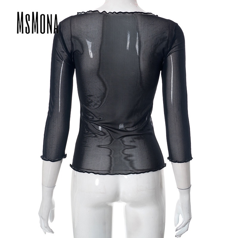 Áo Thun Tay DàI Cổ TròN In Hoa ThờI Trang 2023