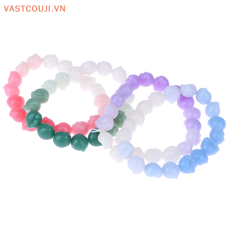 Vòng Đeo Tay Chuỗi Hạt Màu Gradient Mềm Mại Thay Đổi Được Dành Cho Bạn Gái Yêu Thích Bằng Ngón Tay Và Quả Cầu Màu Gradient VN