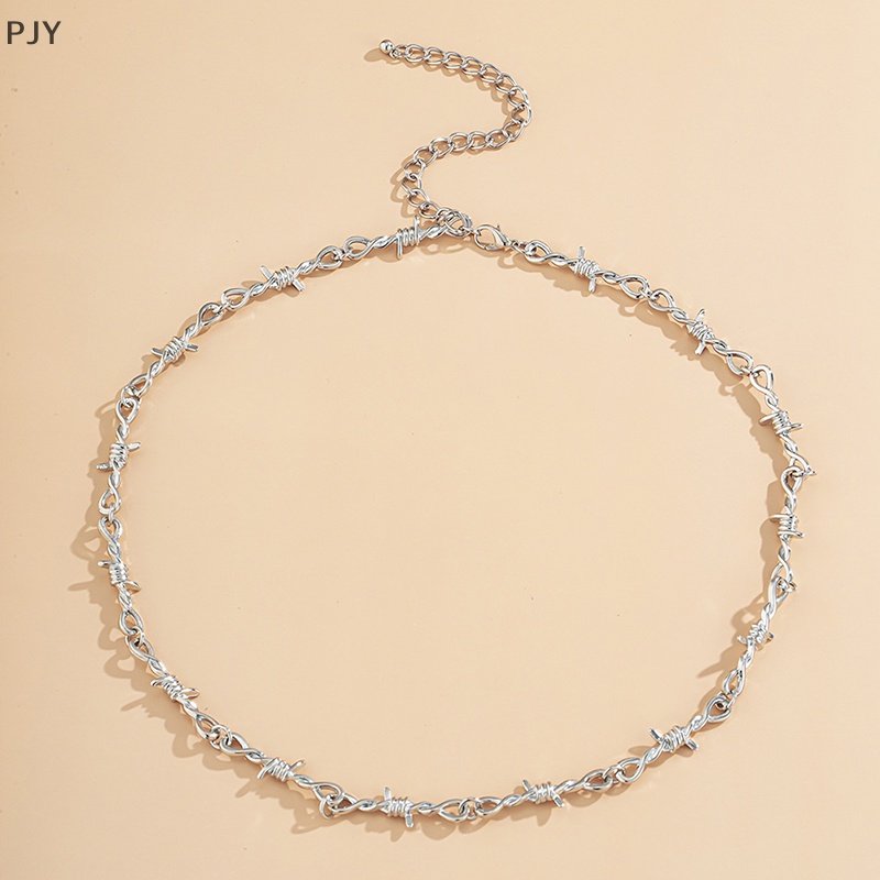 Vòng Cổ Choker Bằng Dây Xích Phong Cách Punk Hip hop PJ