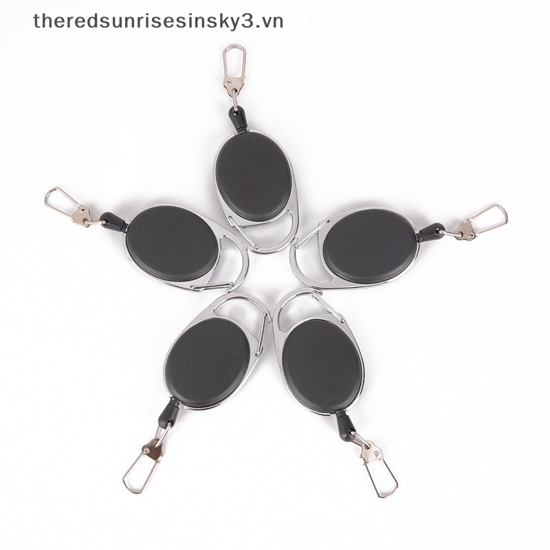 # # Thời Trang # Móc Chìa Khóa Bằng Thép Cuộn Dây Có Thể Thu Vào Dùng Ngoài Trời.