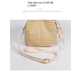 Túi cói Rơm Đan Thời Trang Mới Cho Nữ