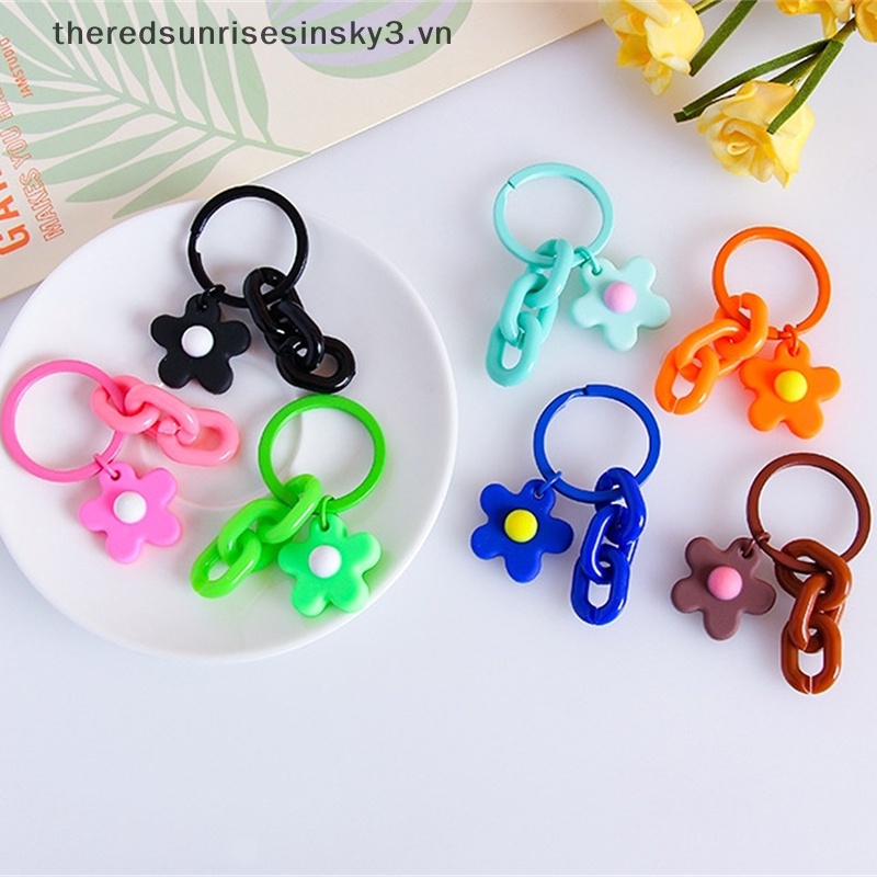 # # Phụ Kiện Trang Trí Túi Xách / Móc Khóa / Điện Thoại Họa Tiết Hoa Dễ Thương