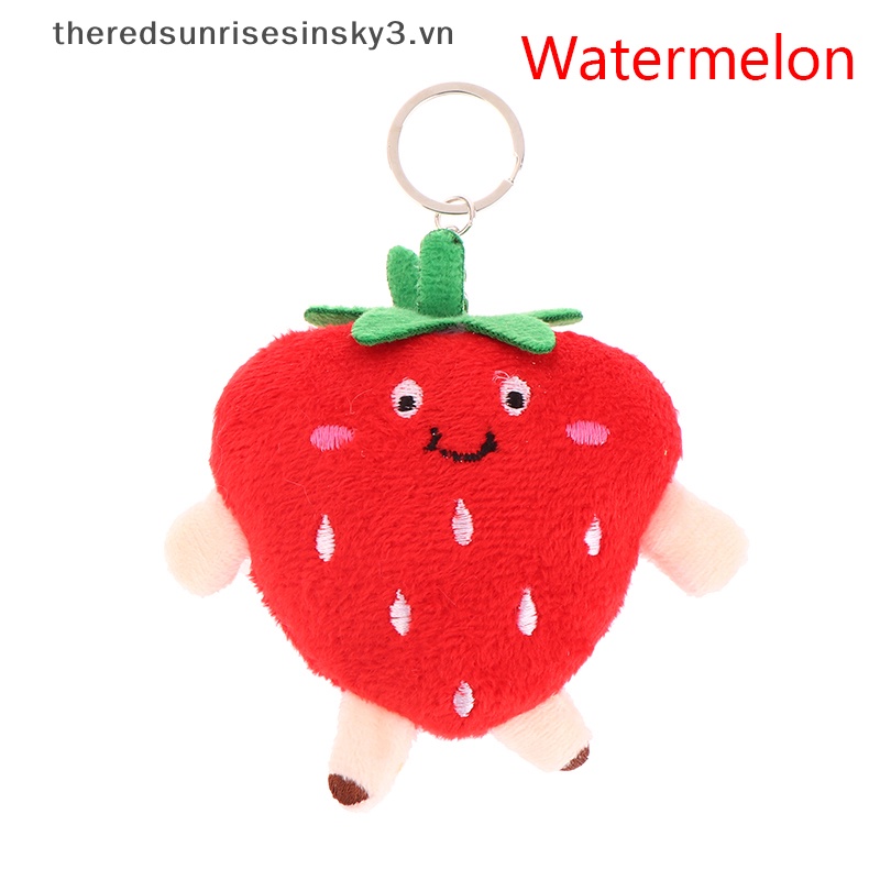 Móc Khóa Hình Trái Cây Nhồi Bông Xinh Xắn Dễ Thương