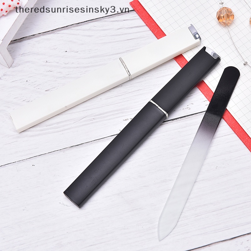 Bộ 2 Cây Dũa Móng Tay Mặt Kính Bền Bỉ Thời Trang
