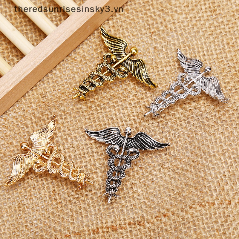 # # Thời Trang # Ghim Cài Áo Hình Rắn / Cánh Thiên Thần Cổ Điển Dành Cho Nam