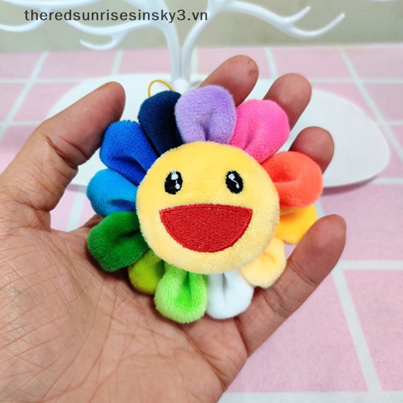 # # Mặt Dây Chuyền Thời Trang Hoa Hướng Dương Cười Mềm Mại 6cm Đồ Chơi Búp Bê Nhồi Bông Nhiều Màu Sắc Trang Trí Túi Xách