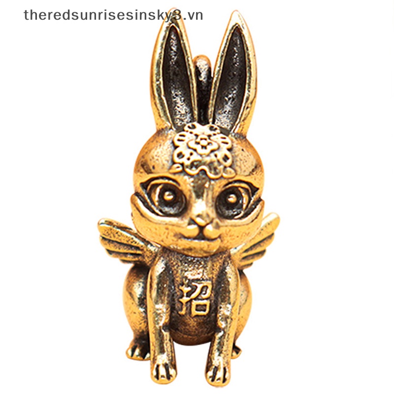 Móc Khóa Hình Thỏ May Mắn Phong Cách Trung Hoa Thời Trang