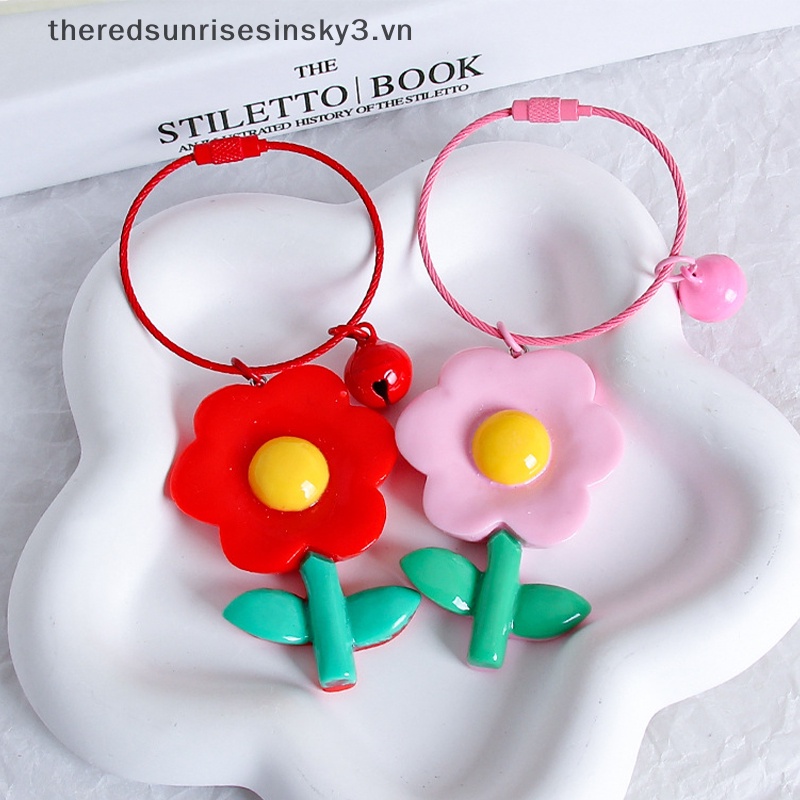 Vòng Tay / Móc Chìa Khóa / Túi Xách Hình Hoa Ngọt Ngào Nhiều Màu Dễ Thương Phong Cách Hàn Quốc Thời Trang Cho Nữ