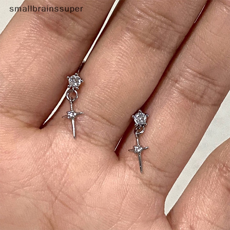 1 Đôi Bông Tai Đính Đá Zircon Lấp Lánh Thời Trang Dành Cho Nữ