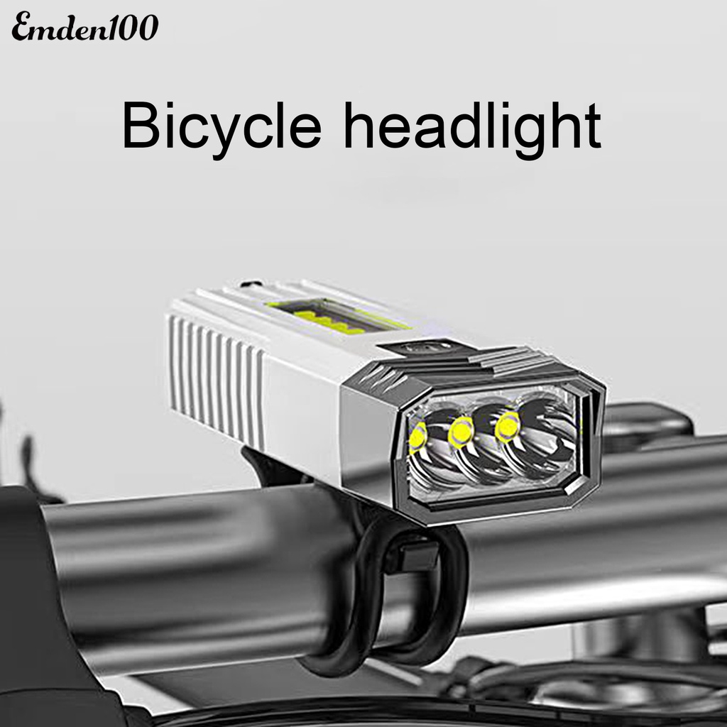 Đèn Pha LED Cảnh Báo An Toàn Chống Thấm Nước Sạc USB Cho Xe Đạp