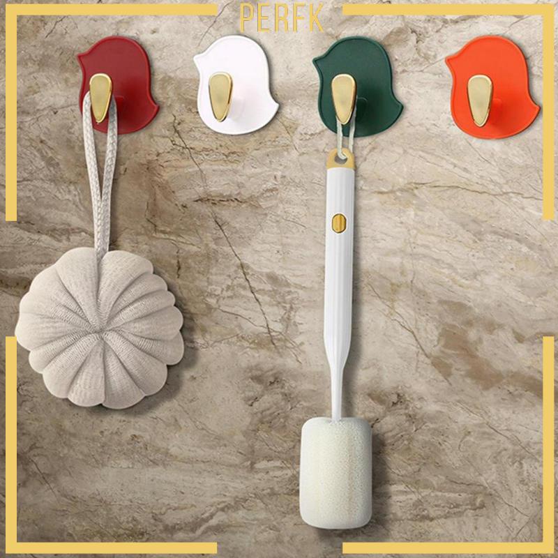 Bộ 4 Móc Treo Khăn Gắn Tường / Cửa Họa Tiết Hoạt Hình Dễ Thương