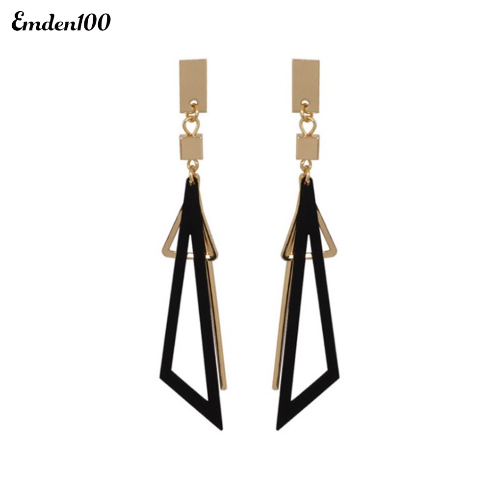 Bông Tai Hình Tam Giác Thời Trang Dành Cho Nữ