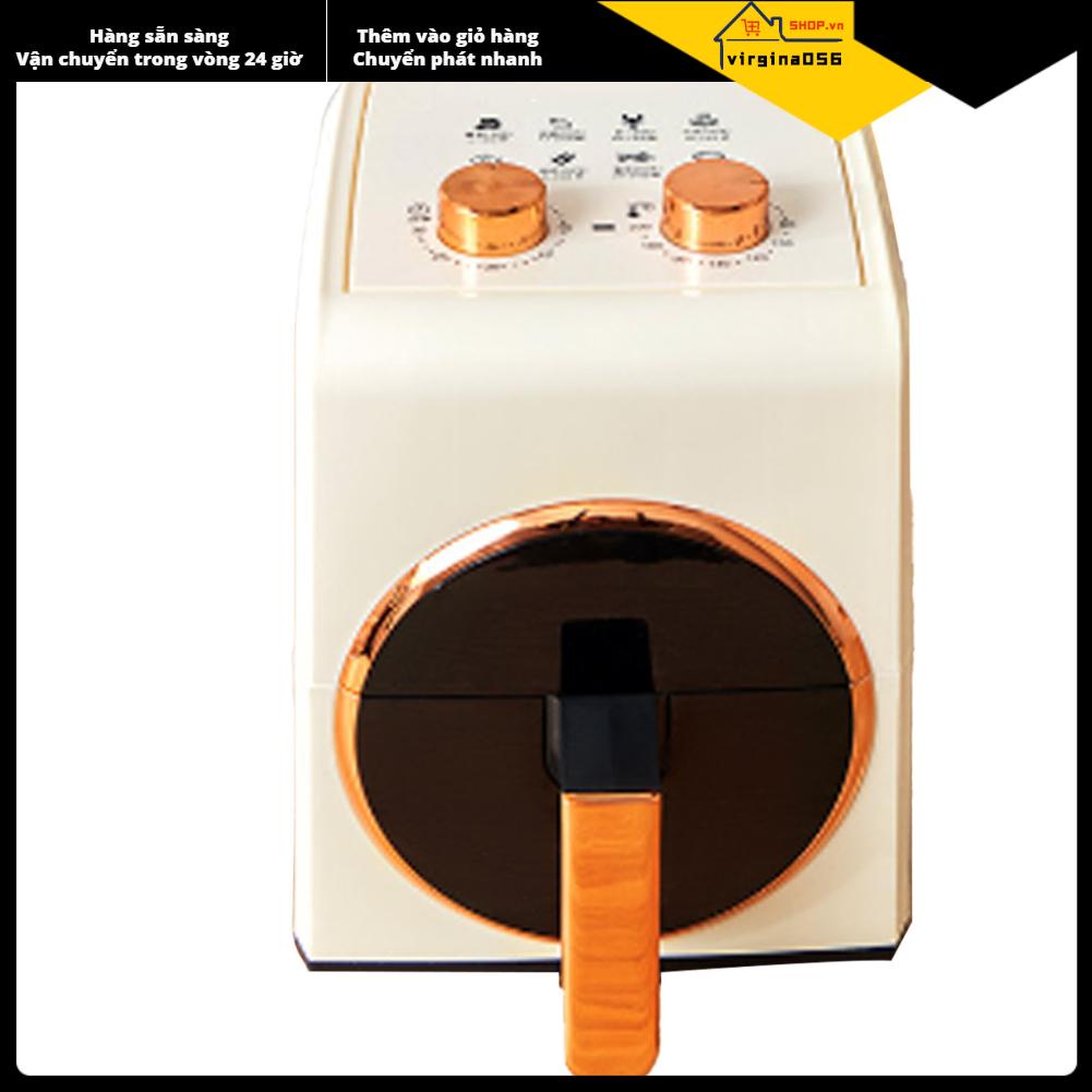 Virgina056 Bếp Chiên Nồi Sâu Điện Tự Động Không Dầu Đa Năng 5.5L Có Công Tắc Núm Dùng Cho Gia Đình