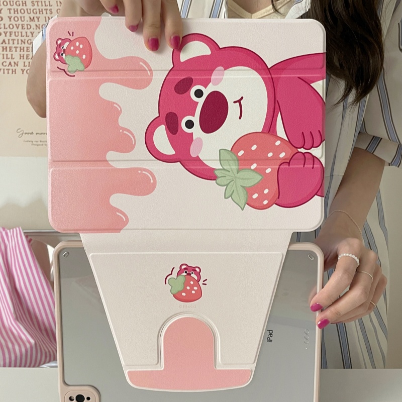Ốp Máy Tính Bảng Hình Winnie Pooh Dễ Thương Cho iPad Mini 6 9.7 5th 6th Air 3 / 4 / 5 10.2 7th 8th 9th 10th Gen Pro 11 inch 2022 2021 / 2020
