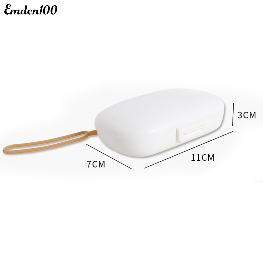 Hộp Đựng Thuốc Mini Chia Ngăn Tiện Lợi Du Lịch