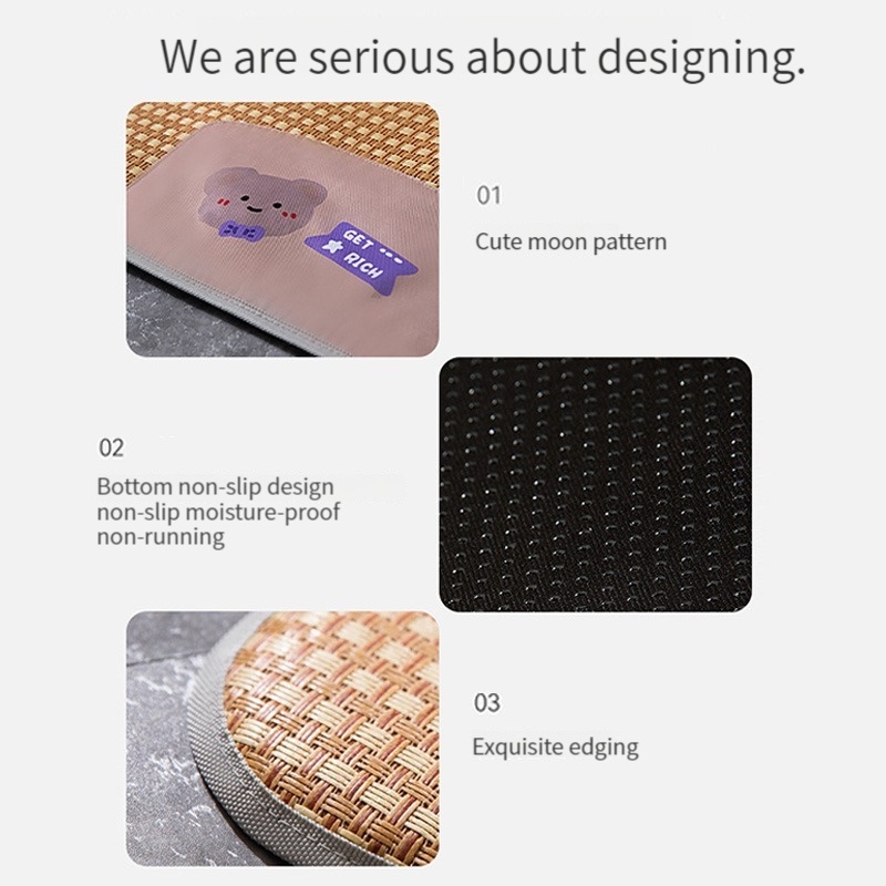 HamshMoc Nệm Ngủ Chống Trượt Thoáng Khí Thoải Mái Cho Thú Cưng