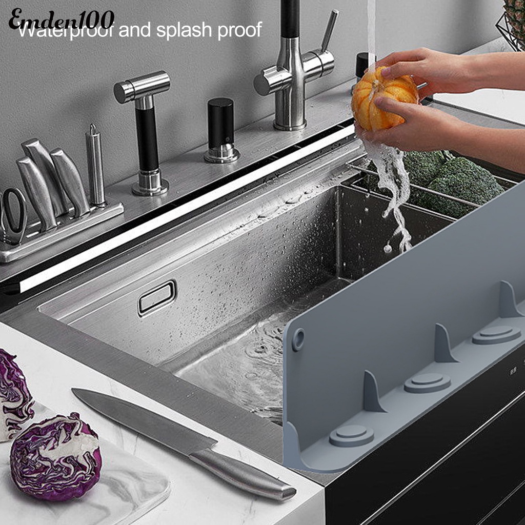 [EMDEN] Tấm Chắn Bảo Vệ Bồn Rửa Mềm Mại Chống Bắn Nước