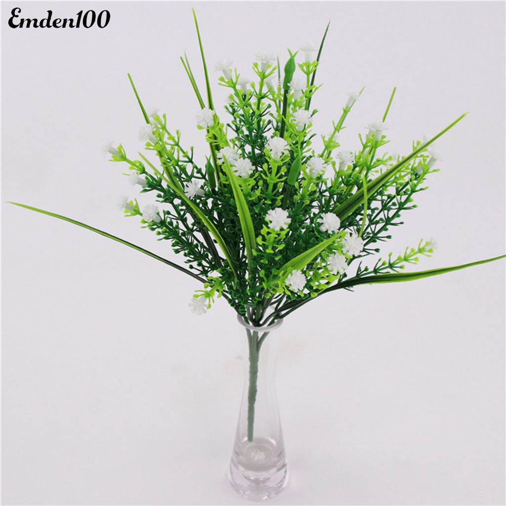 [EMDEN] Bó Hoa Nhân Tạo 5 Nhánh Lâu Trôi Bằng Nhựa Thân Thiện Với Môi Trường Chống Thấm Nước Mô Phỏng Emsbre