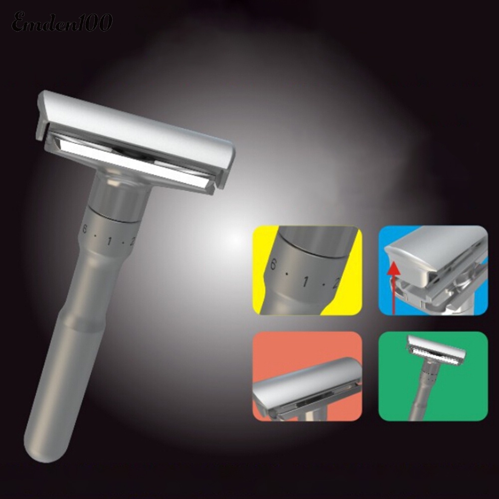 Dao Cạo Râu Với 5 Lưỡi Dao Cạo Tùy Chỉnh Tiện Dụng Cho Nam