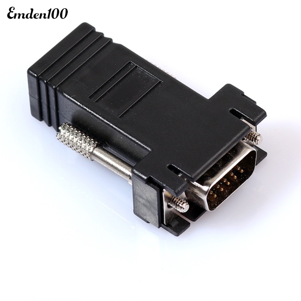 Bộ Dây Cáp Chuyển Đổi VGA Sang LAN CAT5 CAT6 RJ45