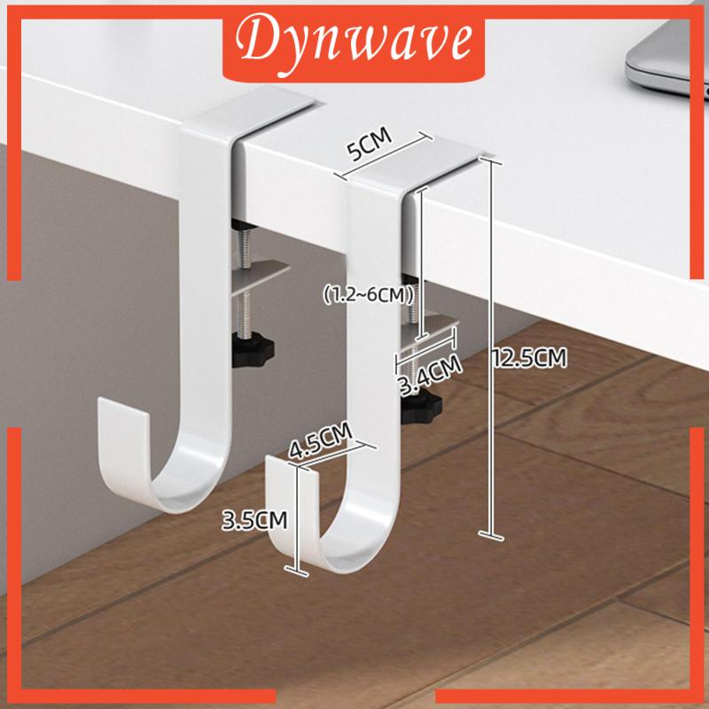 Set 2 Giá Đỡ Móc Treo Đồ Dùng Gắn Cạnh Bàn Tùy Chỉnh Độ Cao Tiện Dụng Cho Văn Phòng / Phòng Ngủ / Nhà Bếp