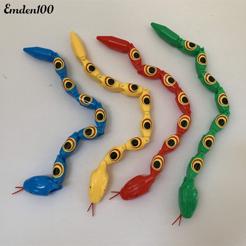 [EMDEN] Đồ Chơi Rắn Xếp Hình Rắn Bằng Nhựa Trọng Lượng Nhẹ Vui Nhộn Hoài Niệm Có Khớp Nối