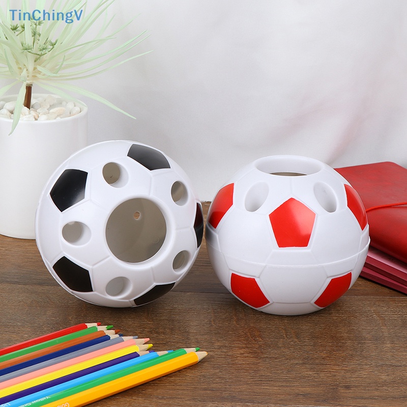 [TinChingV] 1 Giá Đỡ Bút / Bàn Chải Đánh Răng Hình Quả Bóng Đá Để Bàn Cho Học Sinh
