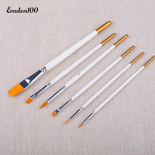 Set 6 Cọ Vẽ Tranh Sơn Dầu Chuyên Nghiệp