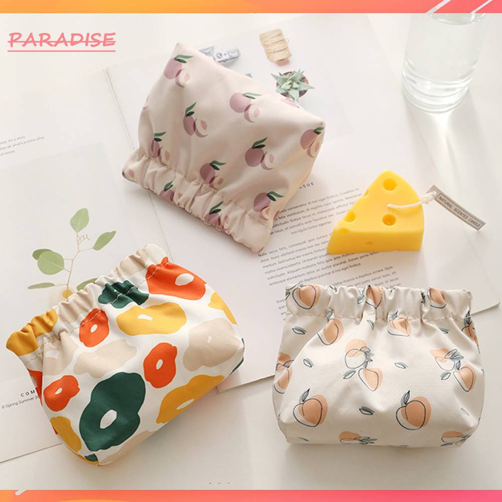 Túi Đựng Mỹ Phẩm Mini Chống Thấm Nước In Họa Tiết Dễ Thương Cho Nữ