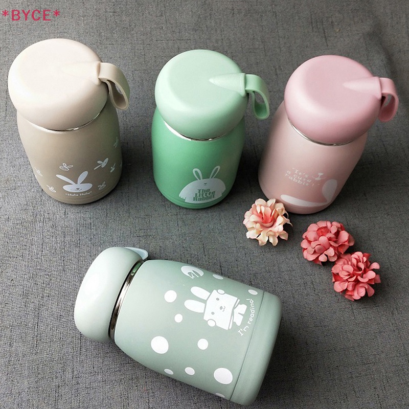 Bình Nước Giữ Nhiệt Dung Tích Lớn 320ML Bằng Thép Không Gỉ Có Ống Hút Kiểu Dáng Thể Thao Mới