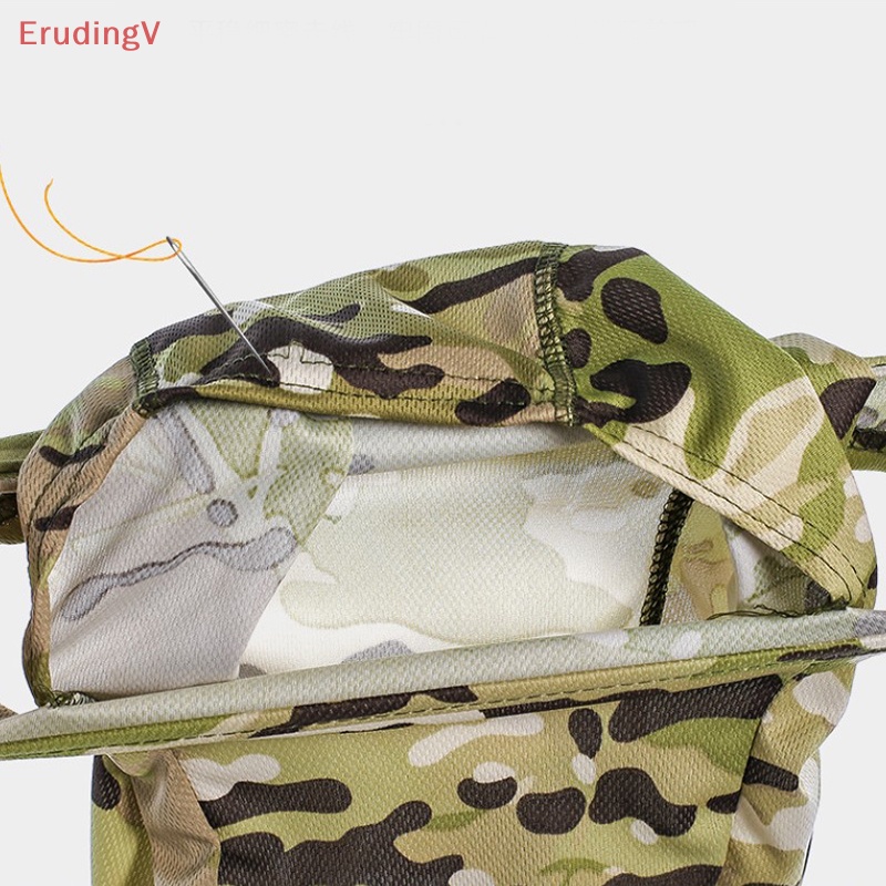 [ErudingV] Mũ Trùm Đầu Kiêm Khẩu Trang Balaclava Ngụy Trang Bằng Lụa Lạnh Chống Tia UV Dùng Khi Chạy Xe Mùa Hè [Mới]