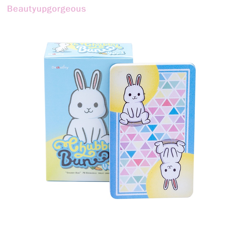 Bộ Bài Tarot Hình Thỏ Chubby Bun Để Bàn