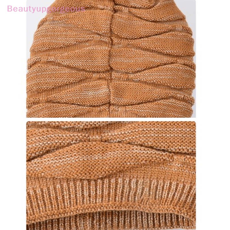 Set Mũ beanie + Khăn Choàng Cổ + Mặt Nạ Giữ Ấm Mùa Đông Cho Nữ