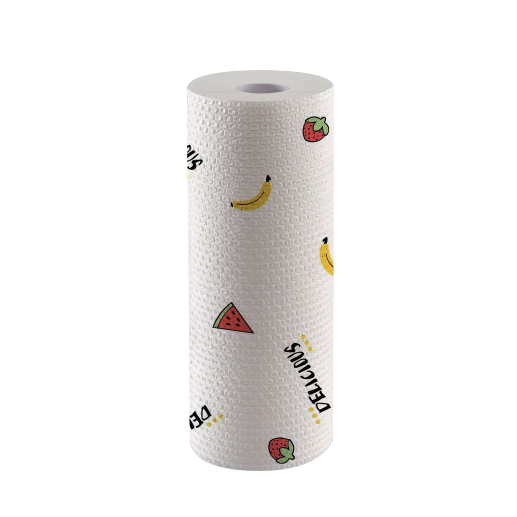 Khăn giấy lau bếp bát đĩa đồ gia dụng đa năng kích thước 20x25cm thấm hút tốt, dai khó rách, có thể tái sử dụng