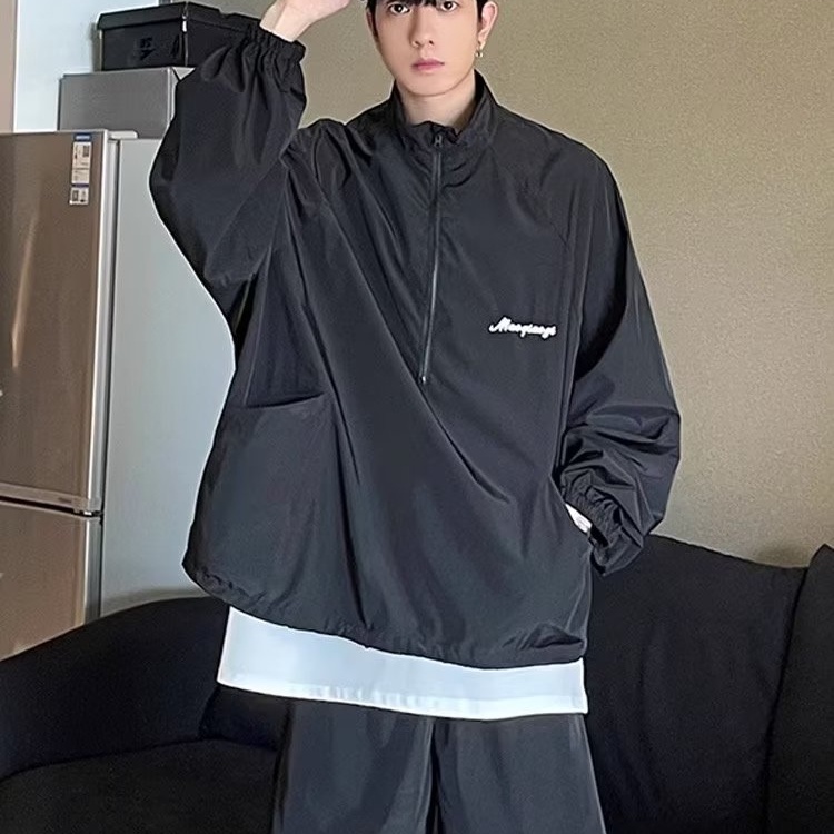 Bộ Quần Áo Thể Thao Chống Nắng Thoáng Khí Nhanh Khô Phong Cách Đường Phố Mỹ Cho Nam Và Nữ