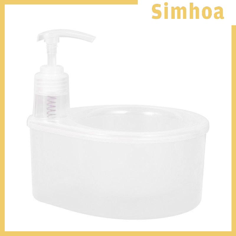 Bình Đựng Xà Phòng Và Giá Đỡ Bọt Biển 1000ml Hiện Đại Bền Bỉ Đa Năng Dễ Phân Phối Đồ Cho Nhà Bếp
