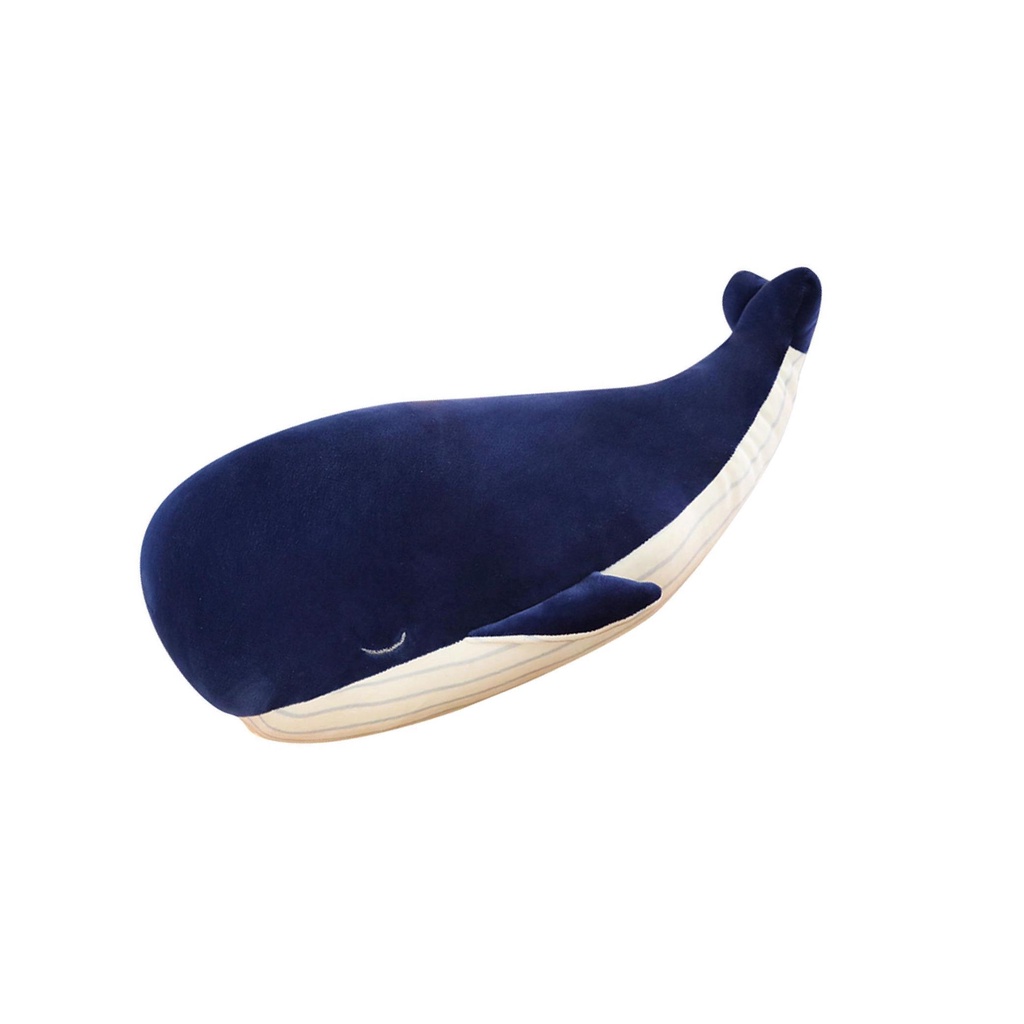 1 Cá Voi Nhồi Bông 25cm Dùng Trang Trí Giáng Sinh