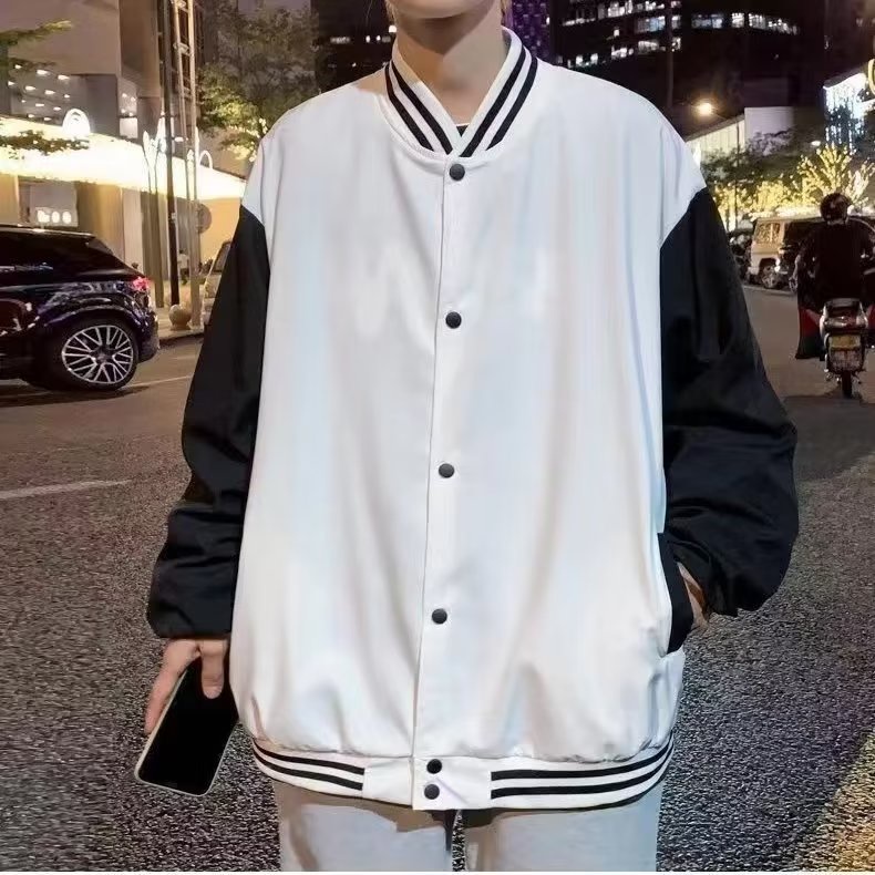 Áo Khoác Bóng Chày Cỡ Lớn Phong Cách Hong Kong Thời Trang Mùa Xuân Mới Cho Nam