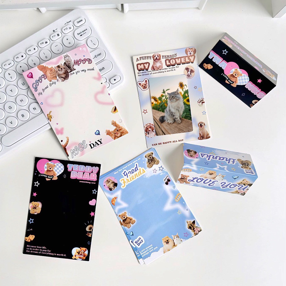 Set 10 Tấm card Hoạt Hình Dễ Thương Trang Trí Sự Bảo Vệ