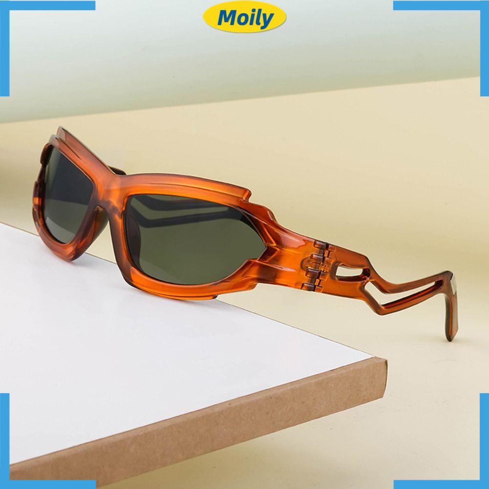 MOILYVN Kính Mát Mắt Mèo Phong Cách Steampunk