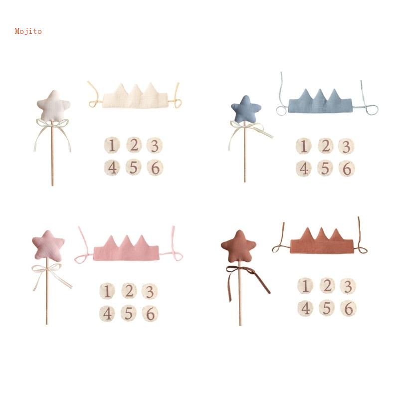 Phụ Kiện Trang Trí Tiệc Sinh Nhật Cho Bé Màu Be / Xanh Dương / Hồng / Nâu