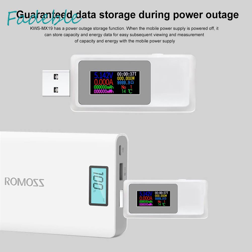 Usb Kiểm Tra Dòng Điện KWS-MX19 DC4V-30V 0-5.5A